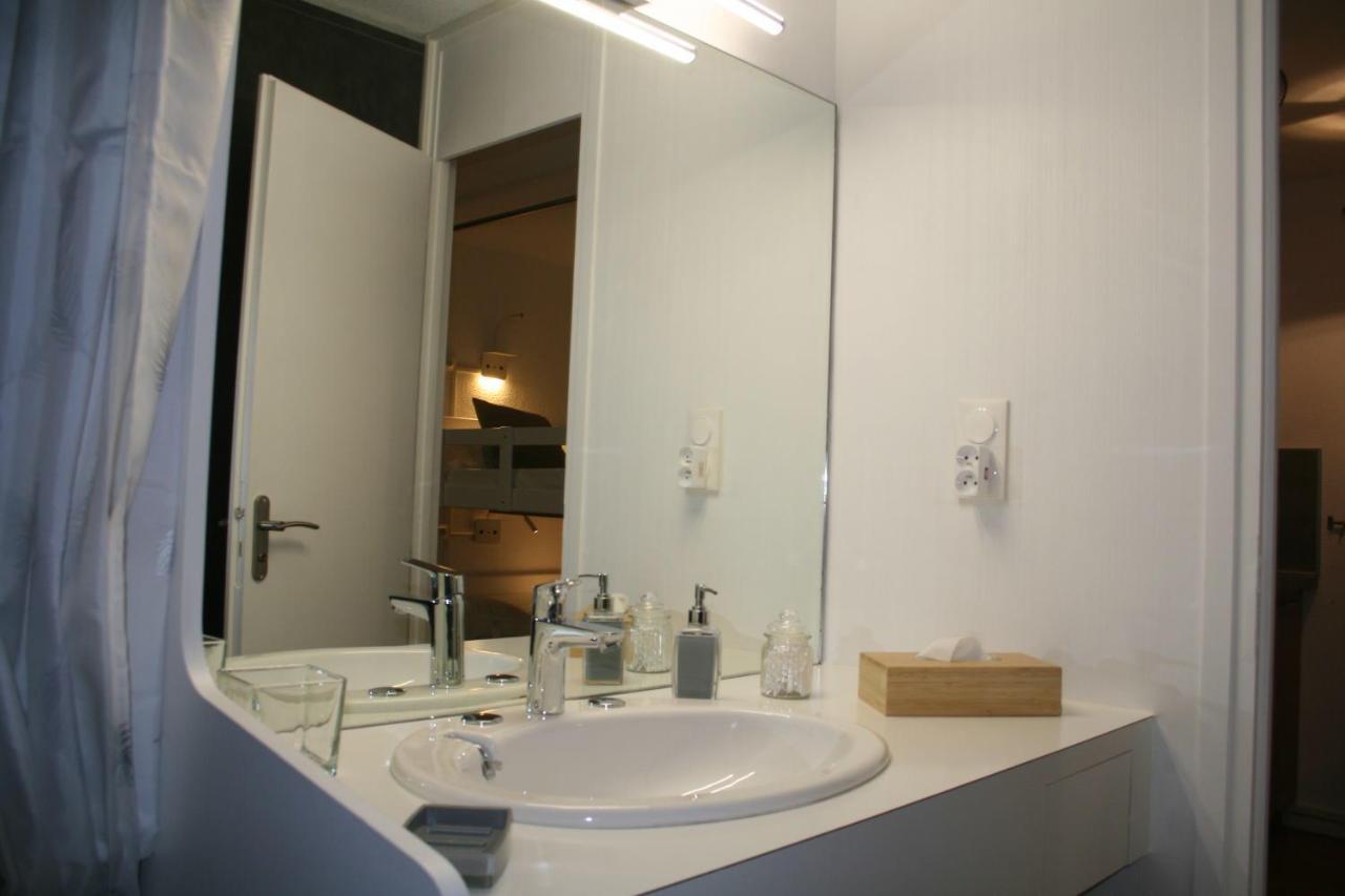 Le Flocon-Studio Cabine-Balcon 4-6 Pers A 100M Des Pistes 샴루스 외부 사진