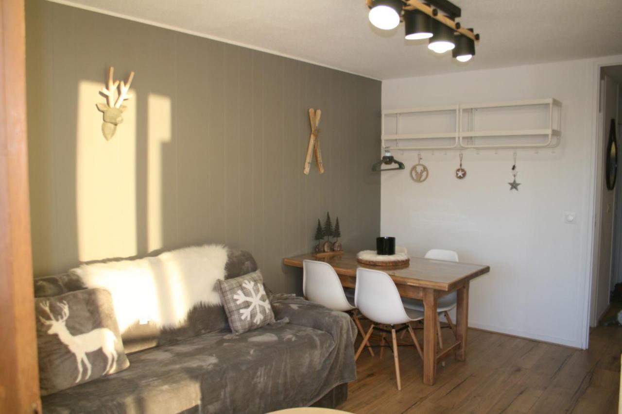 Le Flocon-Studio Cabine-Balcon 4-6 Pers A 100M Des Pistes 샴루스 외부 사진