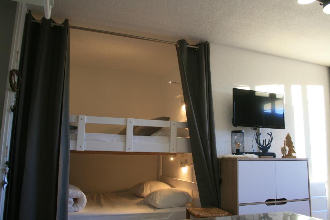 Le Flocon-Studio Cabine-Balcon 4-6 Pers A 100M Des Pistes 샴루스 외부 사진