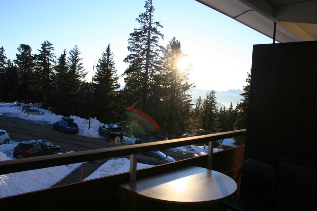 Le Flocon-Studio Cabine-Balcon 4-6 Pers A 100M Des Pistes 샴루스 외부 사진