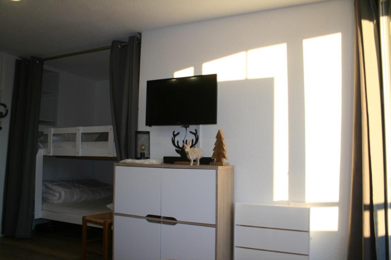 Le Flocon-Studio Cabine-Balcon 4-6 Pers A 100M Des Pistes 샴루스 외부 사진