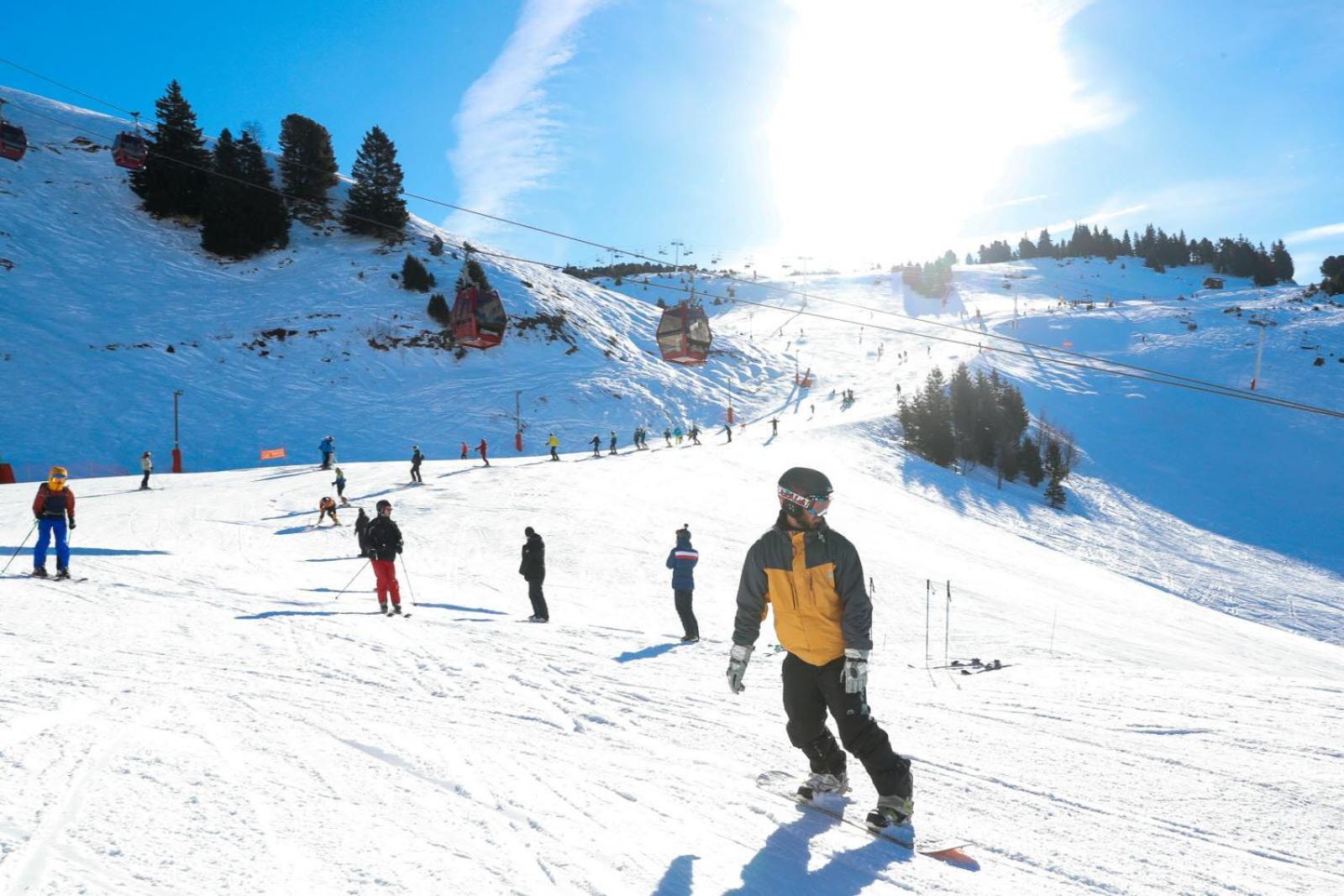 Le Flocon-Studio Cabine-Balcon 4-6 Pers A 100M Des Pistes 샴루스 외부 사진