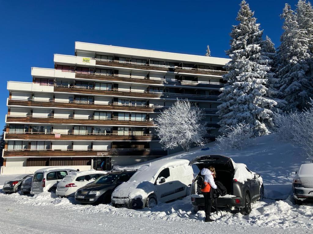 Le Flocon-Studio Cabine-Balcon 4-6 Pers A 100M Des Pistes 샴루스 외부 사진