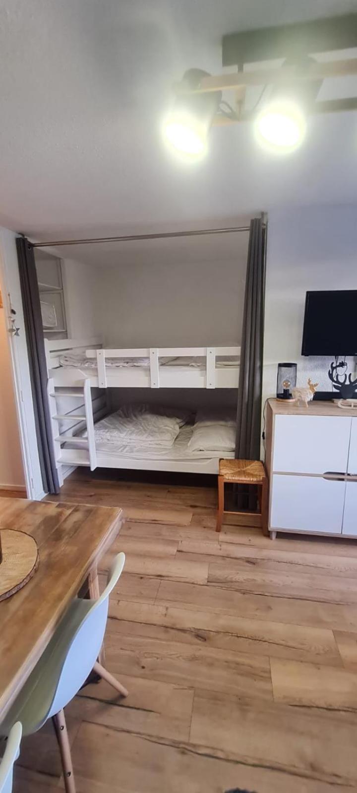 Le Flocon-Studio Cabine-Balcon 4-6 Pers A 100M Des Pistes 샴루스 외부 사진