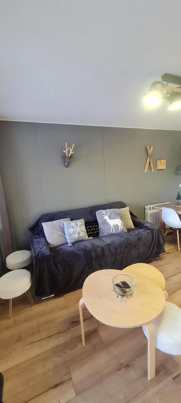 Le Flocon-Studio Cabine-Balcon 4-6 Pers A 100M Des Pistes 샴루스 외부 사진