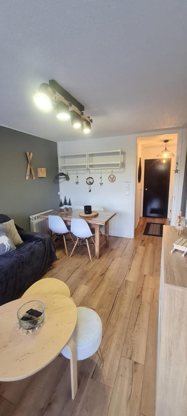 Le Flocon-Studio Cabine-Balcon 4-6 Pers A 100M Des Pistes 샴루스 외부 사진