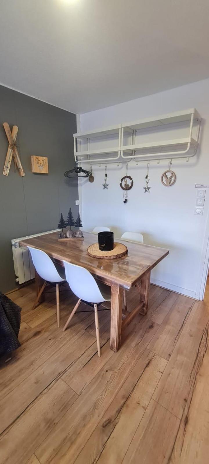 Le Flocon-Studio Cabine-Balcon 4-6 Pers A 100M Des Pistes 샴루스 외부 사진