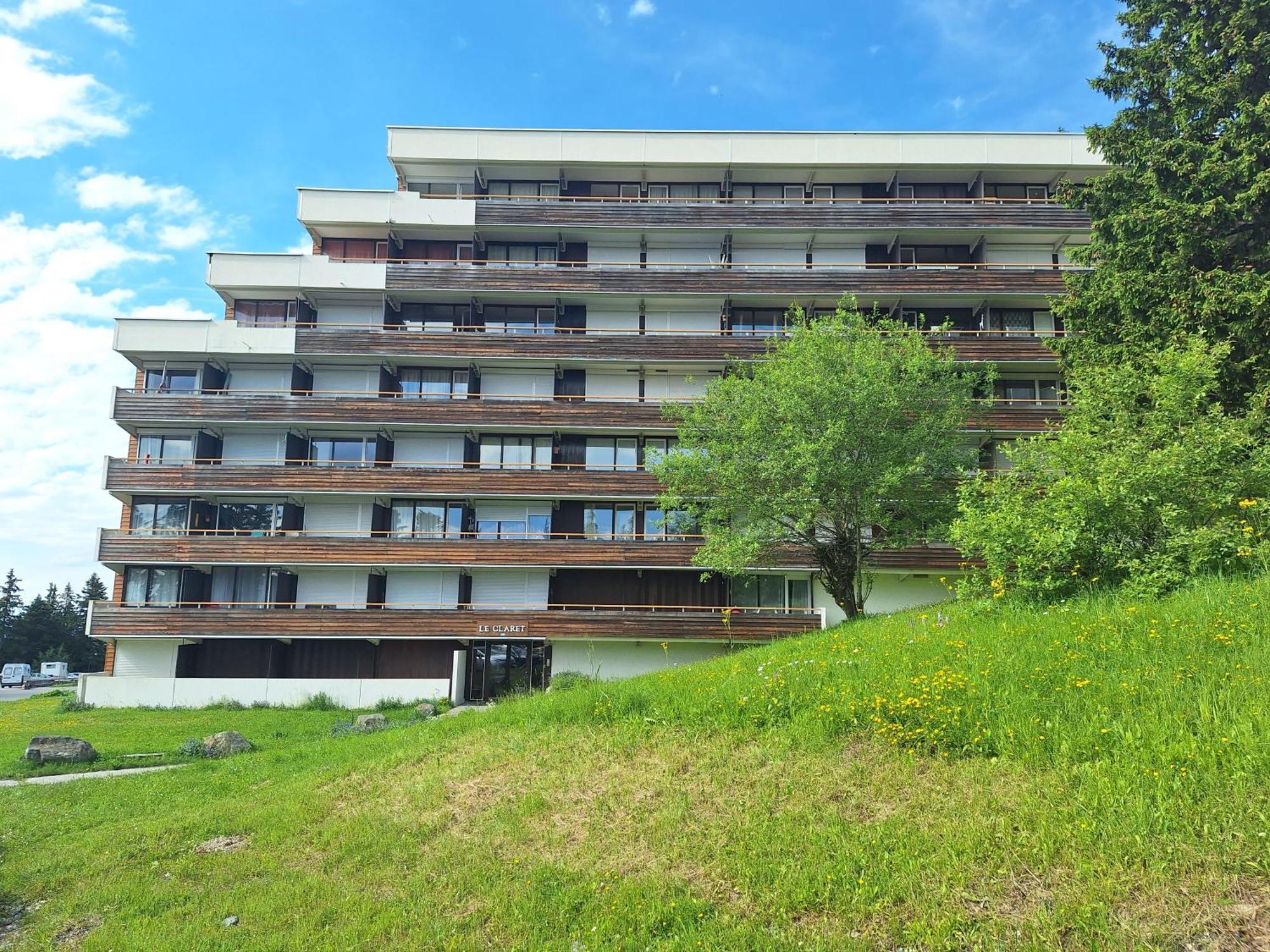 Le Flocon-Studio Cabine-Balcon 4-6 Pers A 100M Des Pistes 샴루스 외부 사진